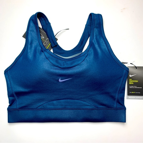 Nike Intimates & Sleepwear Nike Drifit Swoosh Medium Support Sport Bras Size M Poshmark